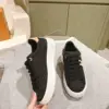 Louis Vuitton Women Black Canvas Sneakers product view 4
