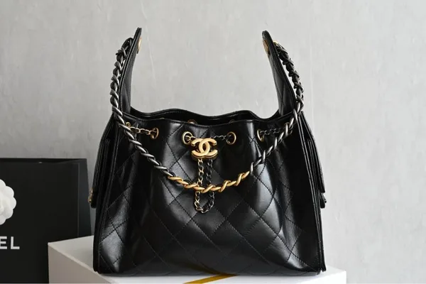 Chanel 25 Small Gold Silver Chain Bag product view 1