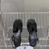 Hermès Women Black Suede Slingback Sandals product view 2