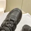 Louis Vuitton Women Black Leather Sporty Chunky Sneakers product view 7