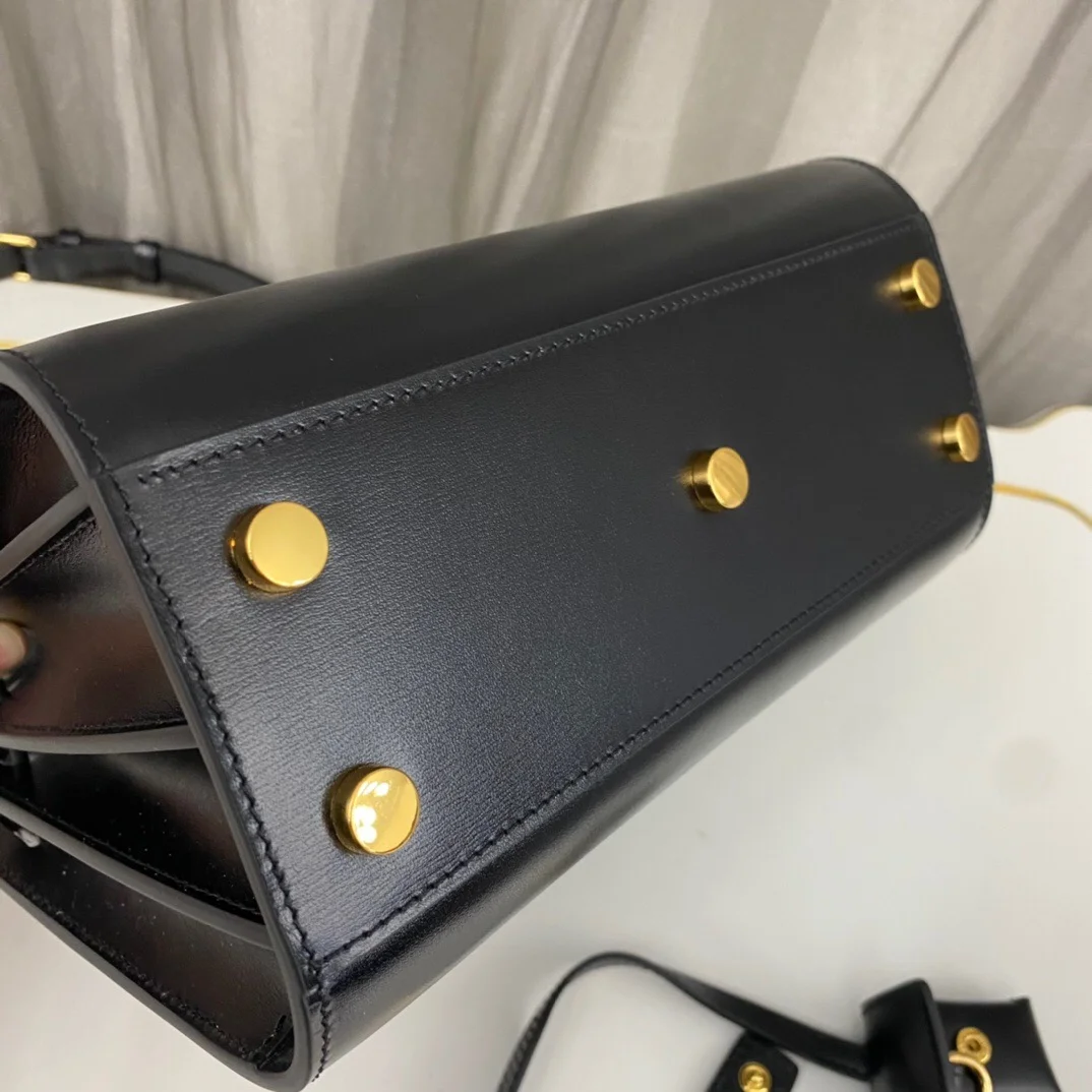 Saint Laurent Nano Sac De Jour Black Smooth Leather Gold-tone Metal Bag product view 6