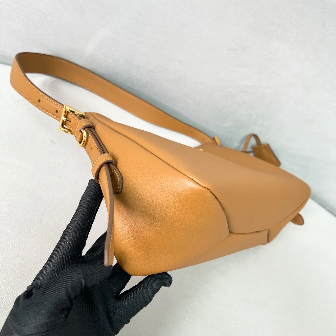 Prada Medium Aimée Shoulder Bag | Brown product view 5