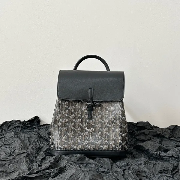 Goyard Mini Backpack Black Monogram Pattern Size 23x19cm product view 1