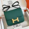 Hermès Constance Bag Epsom Gold Handbags Green 19 cm product view 1