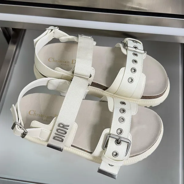 Dior Act Model Sandal In White product view 1