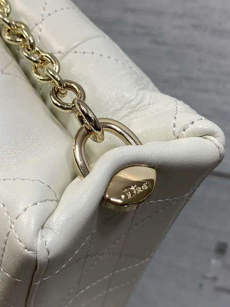 Dior Trianon Bag in White Gold Hardware product view 3