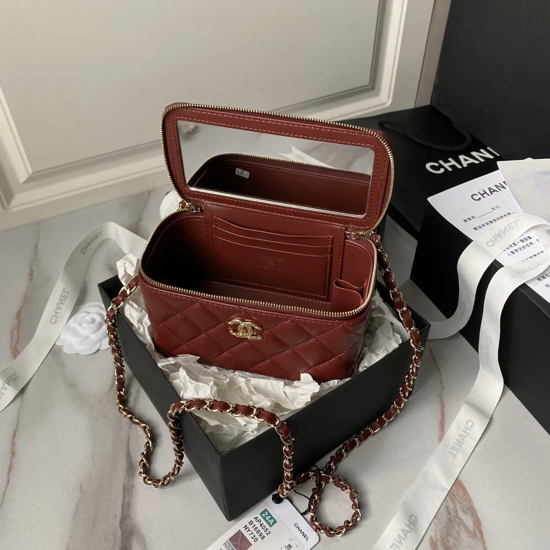 Chanel 22B Small Flap Bag Gem Chain Dust Pink product view 5