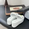 Chanel Women White Quilted Leather Slides product view 3