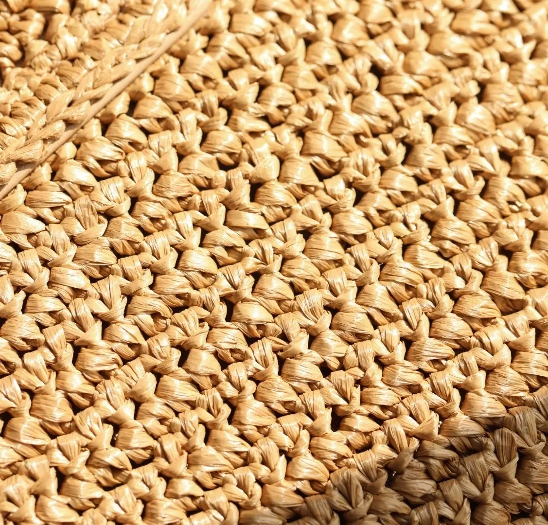 Chanel Braided Raffia Kelly Flap Bag product view 7