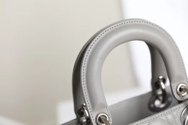 Dior My Lady High- Women’s Handbag Gray Glossy Leather 20x16cm product view 6