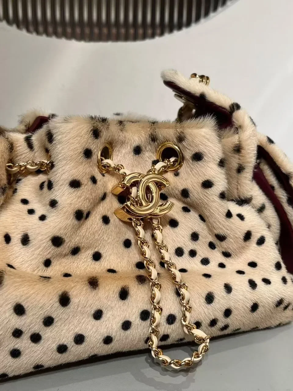Chanel 25 Mini Cheetah Print Pony Hair Métiers d’art Collection Bag product view 5
