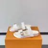 Louis Vuitton Men White Leather Sandals product view 3