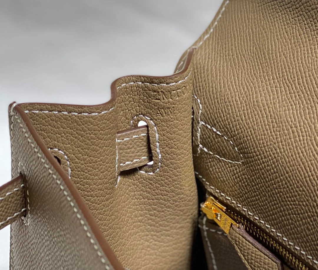 Hermès 25 bag in Etoupe Epsom leather with gold hardware product view 7