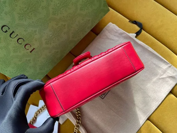 Gucci Marmont Women’s Handbag Red 22 cm product view 7