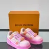 Louis Vuitton Men Pink Synthetic Leather Sneakers product view 5