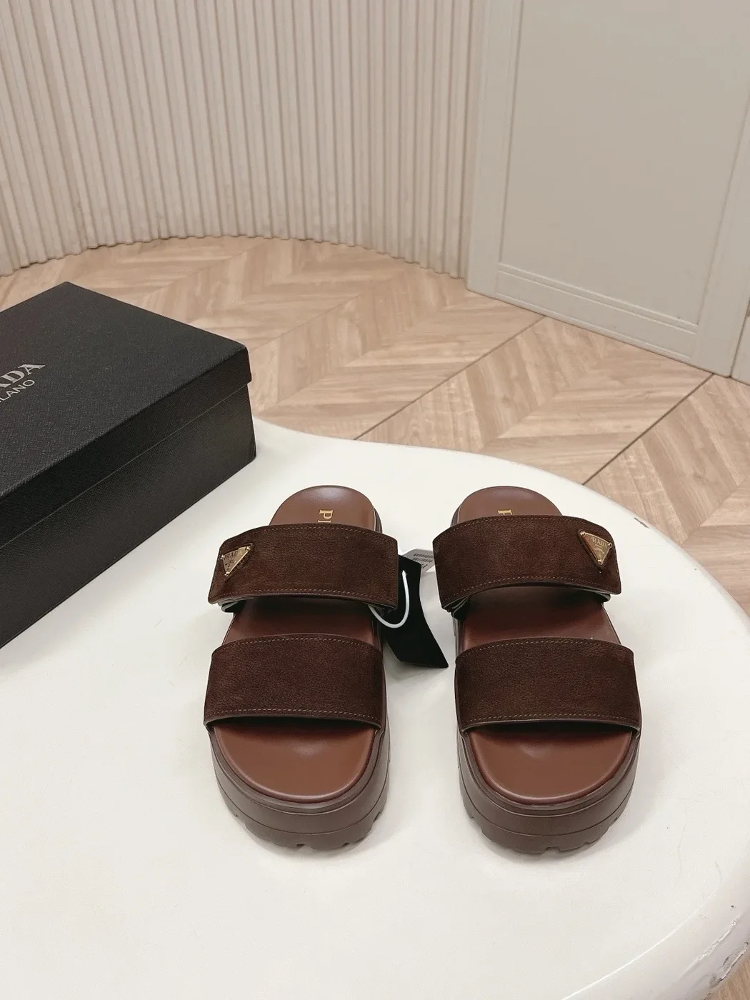 Prada Nubuck Slides product view 3