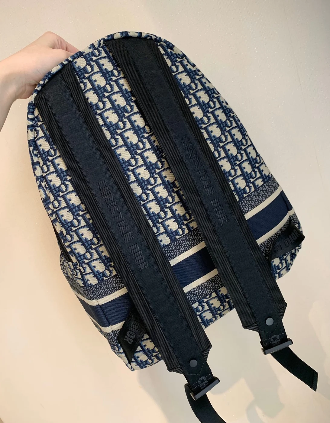 Dior Backpack Canvas Embroidered Pattern 42x33x15cm product view 9