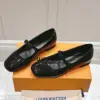 Louis Vuitton Women Black Patent Leather Mary Jane Loafers product view 3