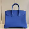 Hermès Birkin 30 Bleu Zelliege Epsom Palladium Hardware Bag product view 3