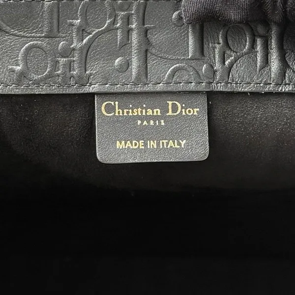 Dior Book Tote Largr Bag Claf Black product view 9