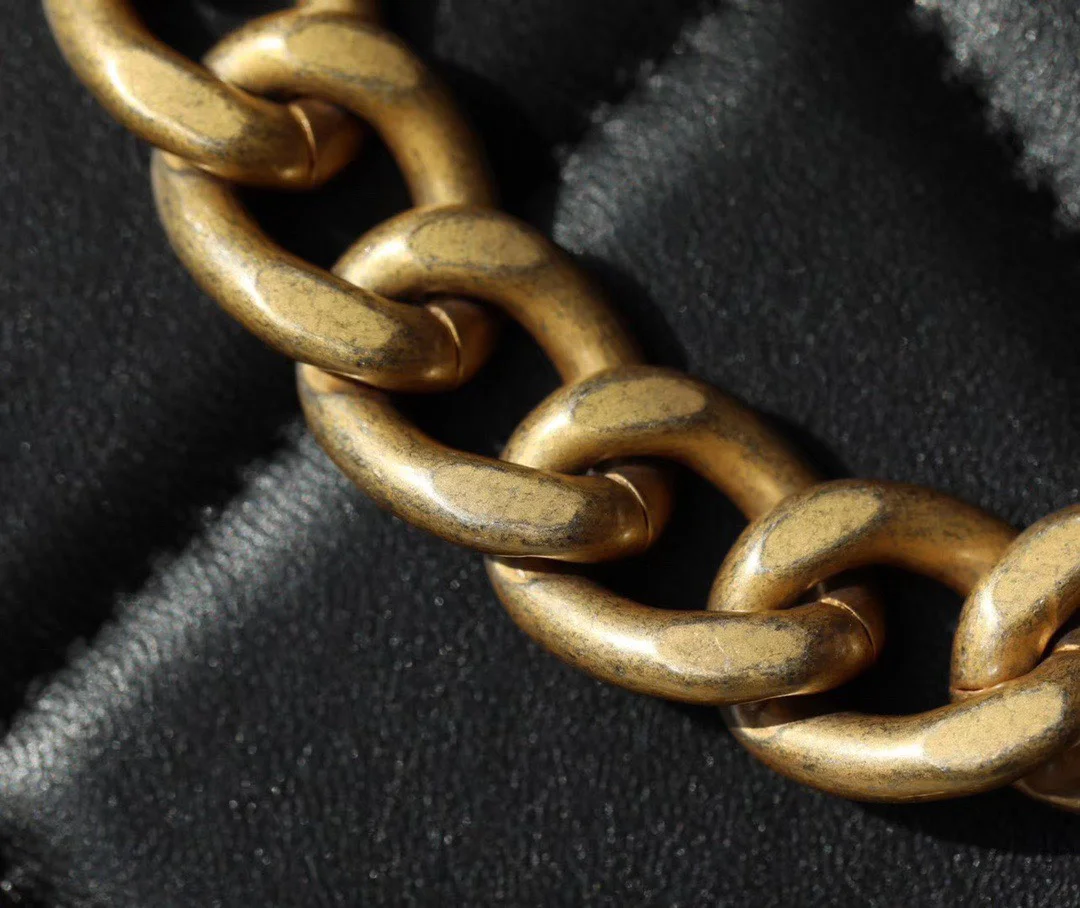 Chanel Woc C19 Handbag Woman’s Lock Gold Black 19 cm product view 3