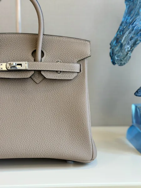 Hermès birkin gray with Silver hardware (size 30) Bag product view 6