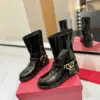 Valentino Women Black Patent Leather Boots product view 3