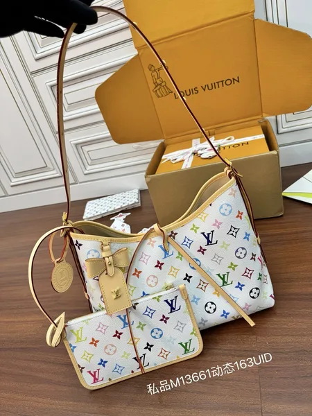 Louis Vuitton x Takashi Murakami CarryAll PM bag product view 1