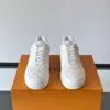 Louis Vuitton Men White Leather Sneakers product view 1
