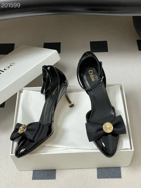 Chloé Bow Heels Black product view 1