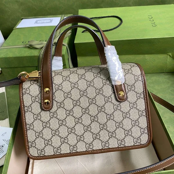 Gucci 1955 Women’s Handbag with Brown Handle 23x16x12cm product view 2