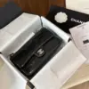 Chanel Classic Crocodile Skin Black Full Box With Lock Silver 25 cm Bag product view 1