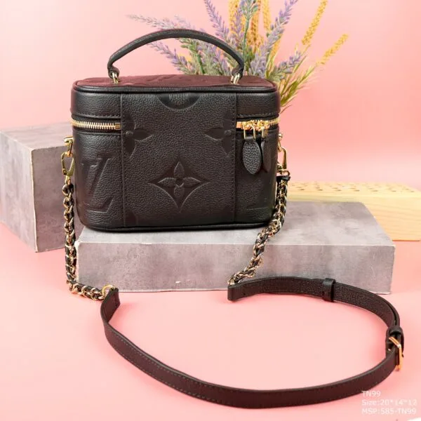 Louis Vuitton Clutch Black Box Handbag 19x13x10cm product view 6