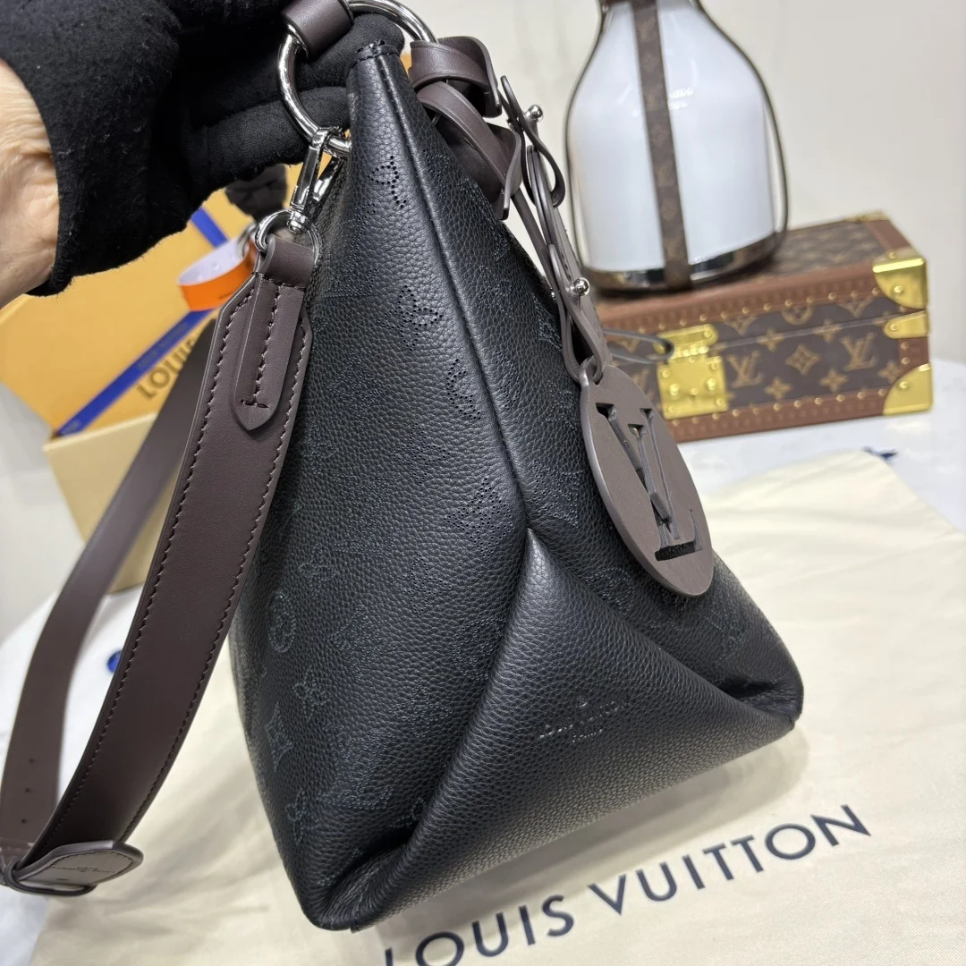 Louis Vuitton Black Mahina Beaubourg Hobo MM Bag product view 5