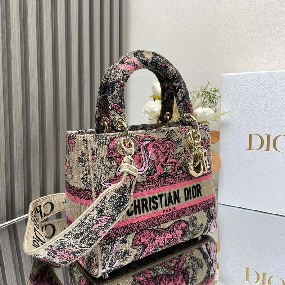 Dior Medium Dioriviera Lady D-Lite Bag product view 2