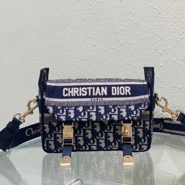 Dior Camp Women’s Canvas Patterned Handbag 25x15x8cm product view 1