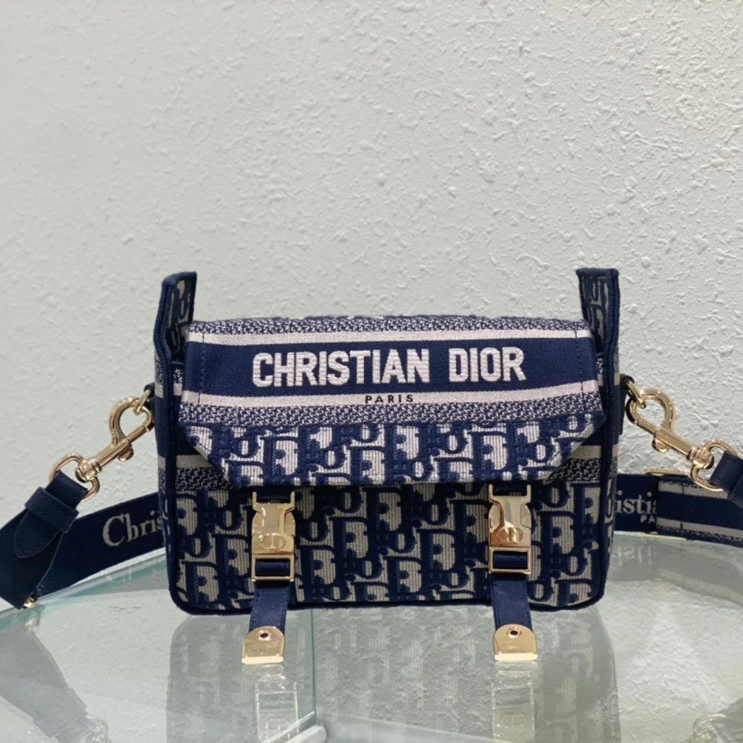 Dior Camp Women’s Canvas Patterned Handbag 25x15x8cm product view 1