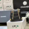 Chanel Charm Backpack Black Smooth Leather 18x18x8cm product view 6