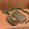 Louis Vuitton Multi Pochette Handle Fabric Green Handbags Monogram product view 2