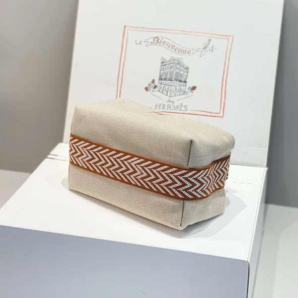 Hermès Clutch Bag Bride A Brac PM Fabric 12x20x10cm product view 2