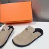 Hermès Women Beige Suede Mules product view 4