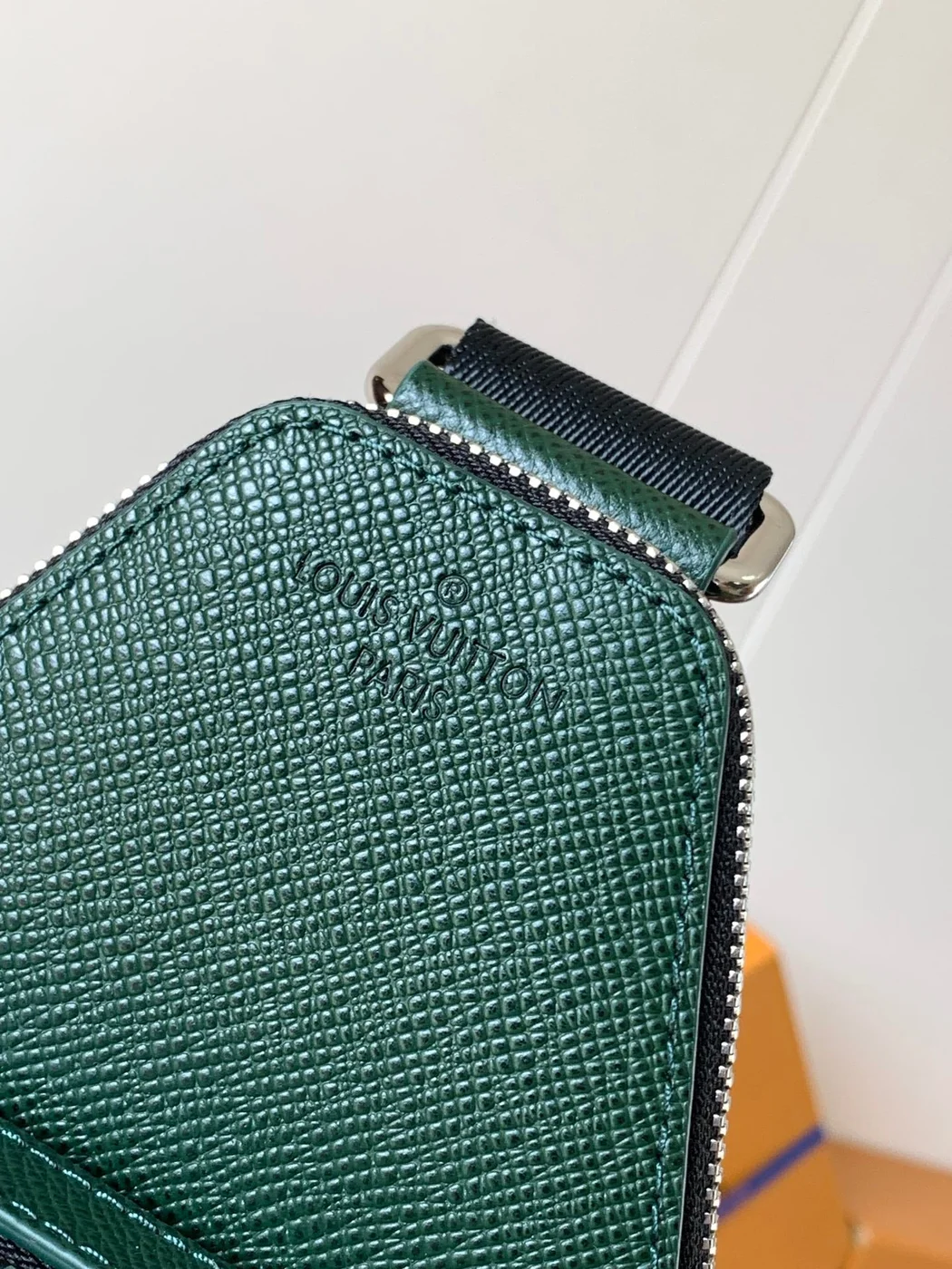 Louis Vuitton Avenue Slingbag 31 In Dark Green Taiga Leather Bag product view 5