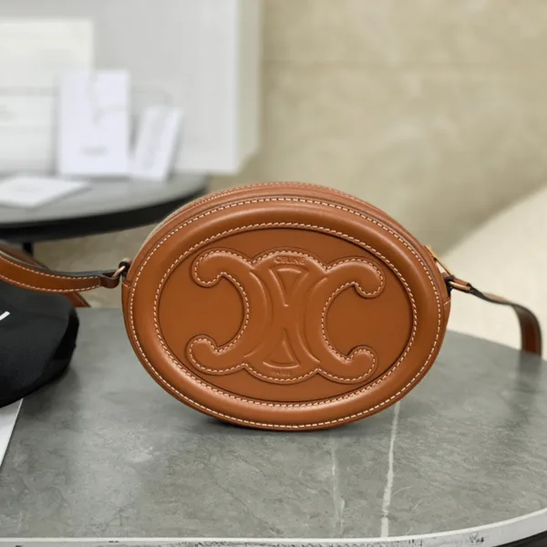 Celine Mini Handbag Brown Soft Leather 16×12.5x4cm product view 1