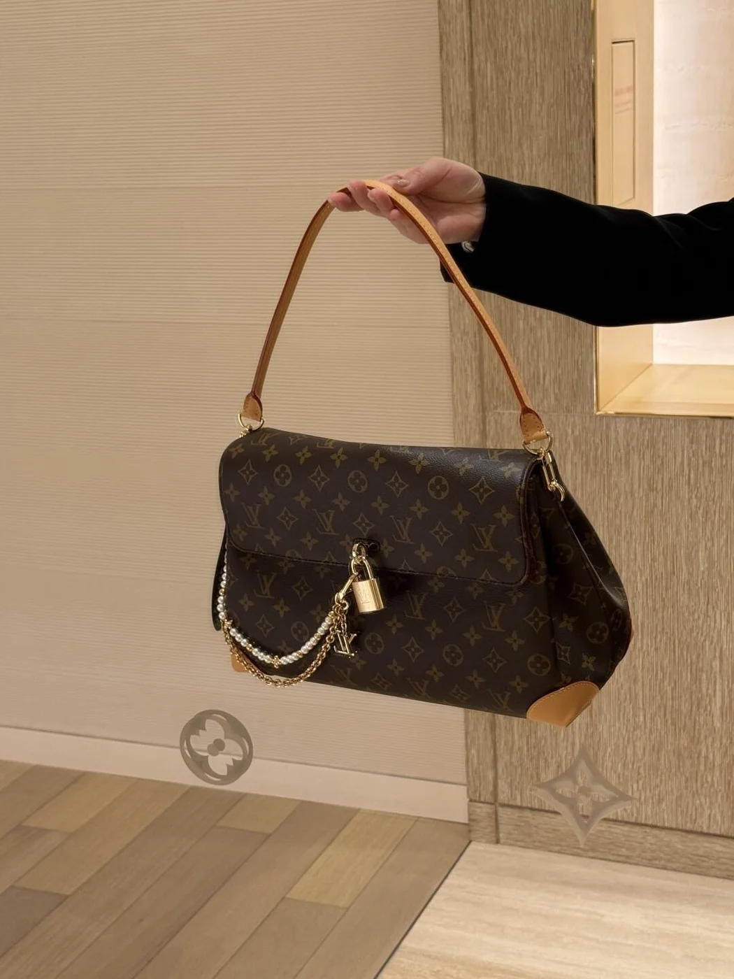 Louis Vuitton Hide Away MM bag in Monogram canvas product view 2