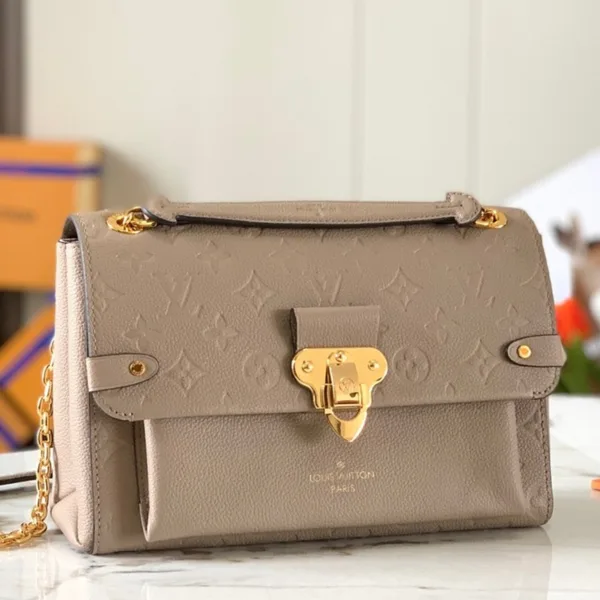 Louis Vuitton Vavin Brown Women’s Handbag with Sunken Monogram Pattern 25x18x10cm product view 1