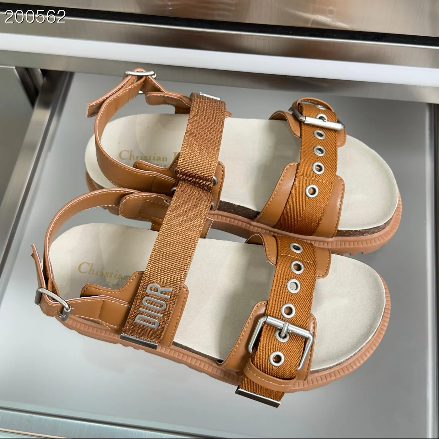 Dior Act sandals In Orange product view 1