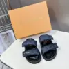 Louis Vuitton Women Blue Fabric Leather Sandals product view 1