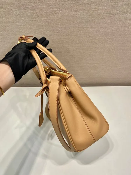 Prada Galleria Top Handle Bag 32 In Off White Saffiano Leather product view 4