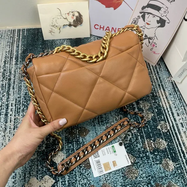Chanel Medium 26 Flap Bag In Peanut Lambskin product view 4