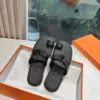Hermès Women Black Leather Toe Loop Mules product view 5